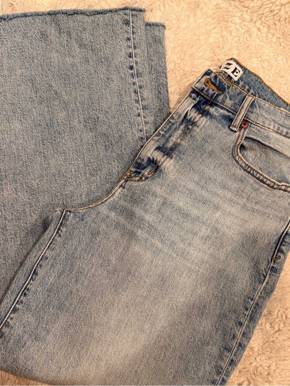 Daze Denim Light Wash Wide Leg Women's Jeans